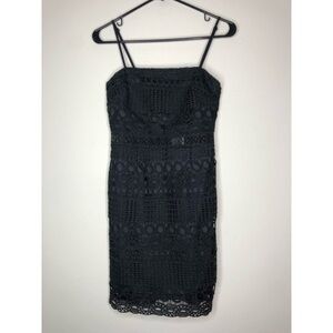 NWT Boohoo Jaclyn Lace Square Neck Bodycon Dress